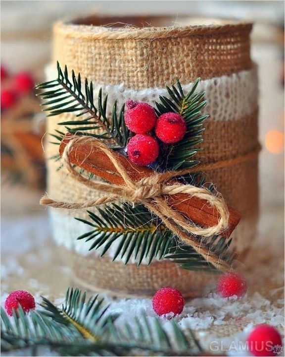 10 идей новогодних подсвечников.