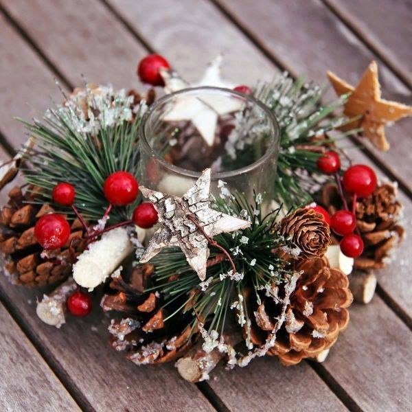 10 идей новогодних подсвечников.