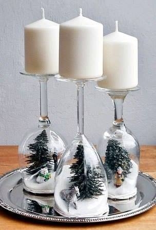 10 идей новогодних подсвечников.