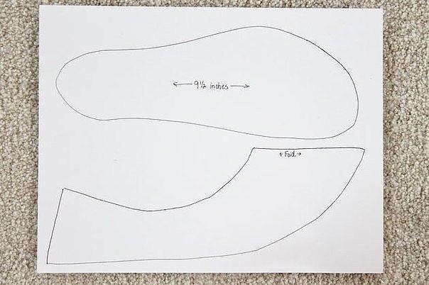 Скандинавские тапочки-слиперы из старого свитера