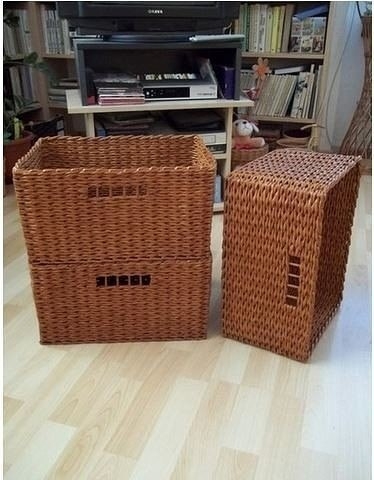 Плетем корзинки из газет