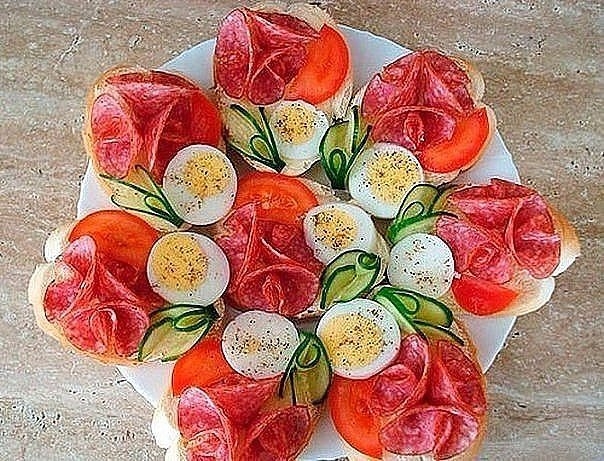 Оригинальные бутерброды