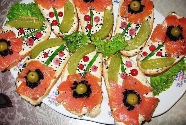 Оригинальные бутерброды