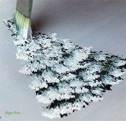 Рисуем с ребенком восхитительные елочки