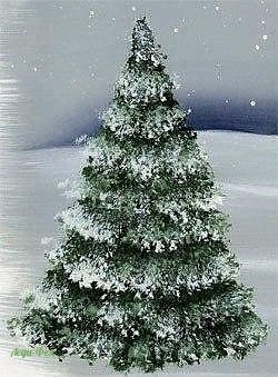 Рисуем с ребенком восхитительные елочки