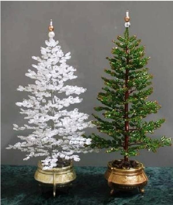 Ёлочки из бисера