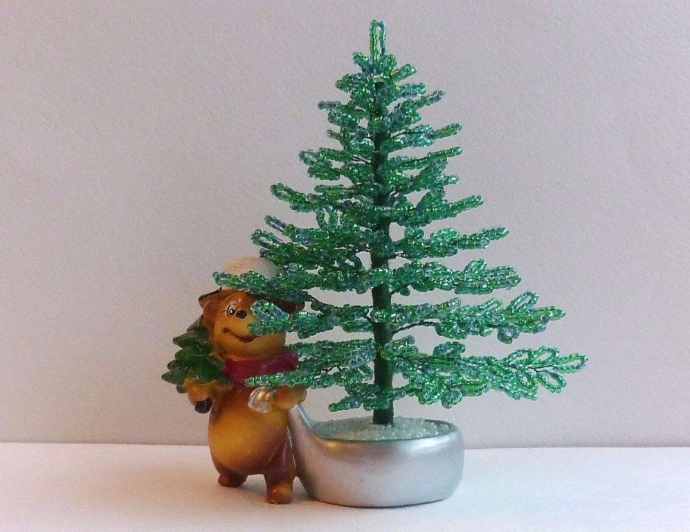 Ёлочки из бисера