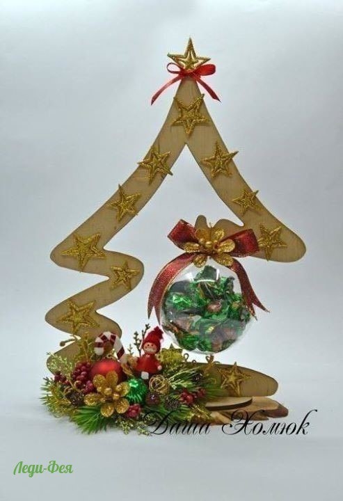 Оригинальная идея для новогоднего декора