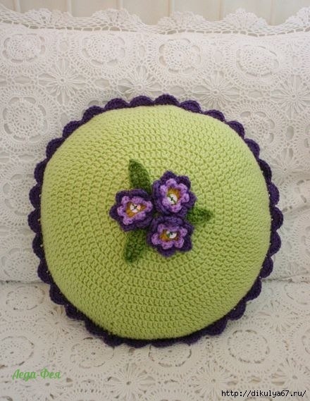 ВЯЗАНЫЕ ПОДУШКИ