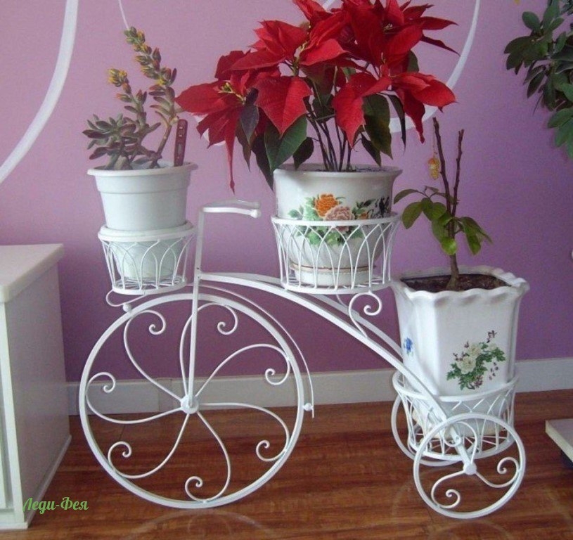 Оригинальные подставки для цветов