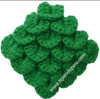 Узор Чешуйки. Мастер-класс