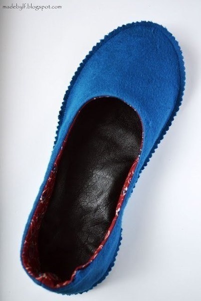 Как сшить балетки.