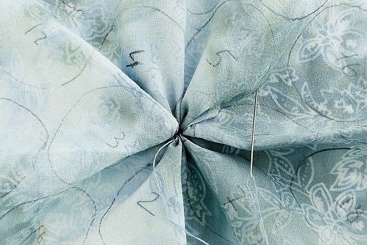 Шьем гортензию из ткани