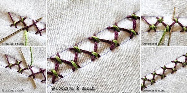 Стежки в вышивке