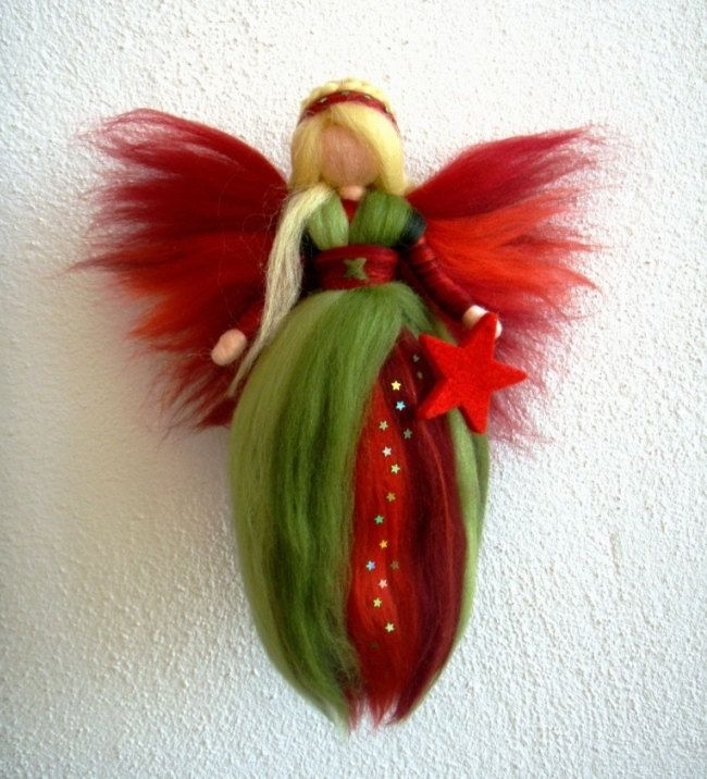 Сказочные феи из шерсти. Идеи.