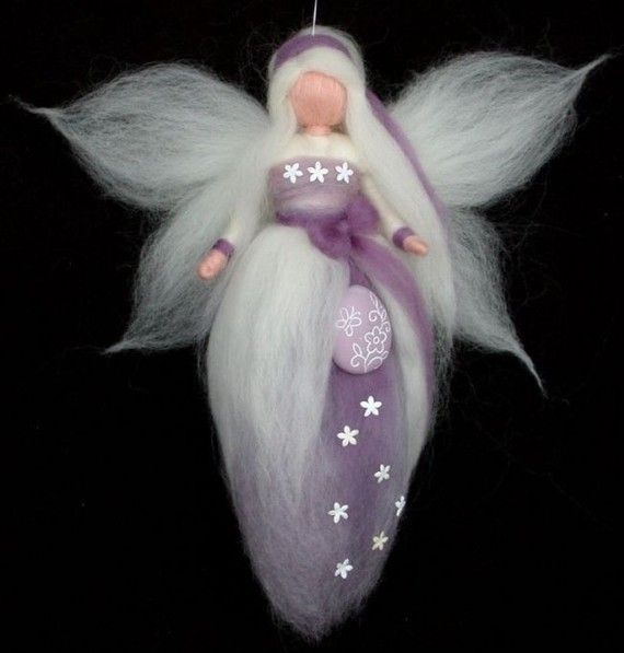 Сказочные феи из шерсти. Идеи.