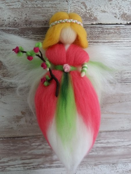 Сказочные феи из шерсти. Идеи.