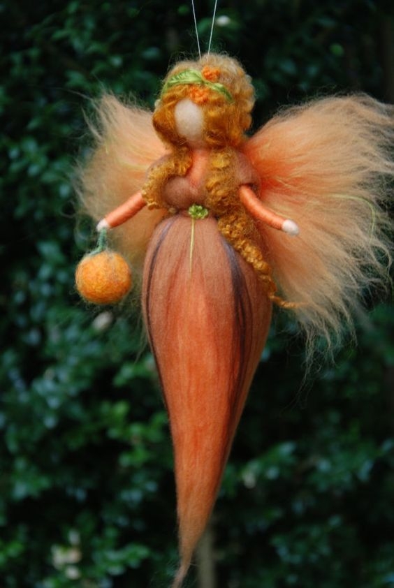Сказочные феи из шерсти. Идеи.