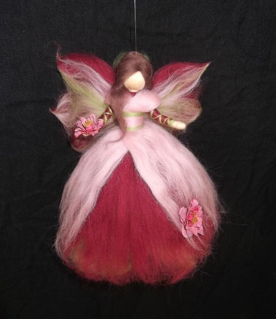 Сказочные феи из шерсти. Идеи.