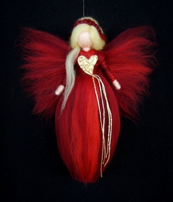 Сказочные феи из шерсти. Идеи.