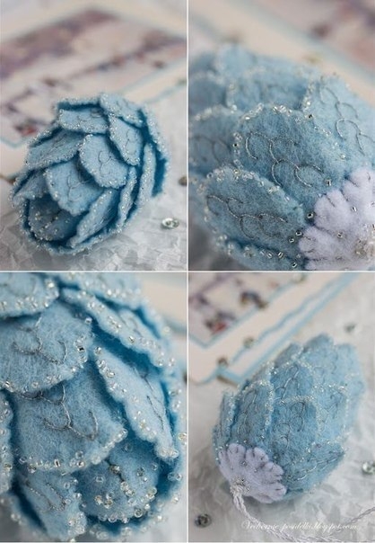 Игрyшки и аппликaции из фетрa 