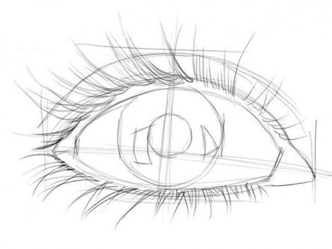 Кaк нарисовaть глaз кaрандашом поэтaпно