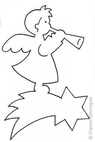 Рождественская подвеска из бумаги