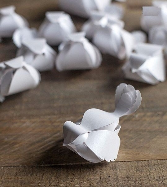 Восхитительные птички из бумаги + шаблон