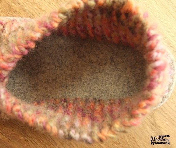 Тапочки спицами Тапочки спицами