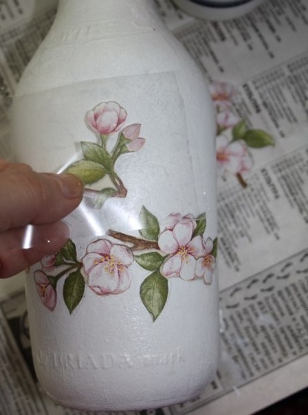 Превращаем пустую бутылку в вазу