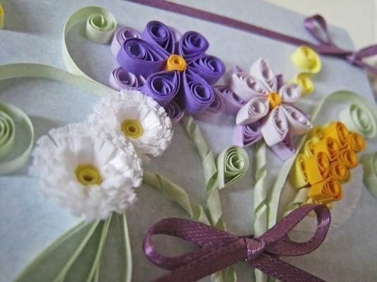 Открытки в технике квиллинг