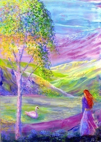 Прекрасные пейзажи написанные пчелиным воском