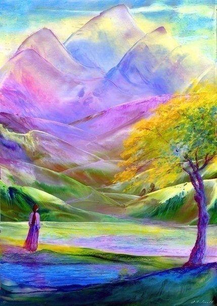 Прекрасные пейзажи написанные пчелиным воском