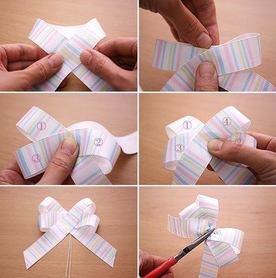 Как красиво завязать ленту на подарочной упаковке.