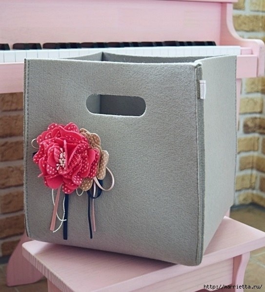 Корзинки из войлока