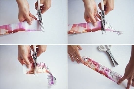 Не выбрасывайте старые журналы, из них получаются очень яркие и красивые цветочки