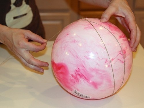 Простой и эффектный абажур своими руками