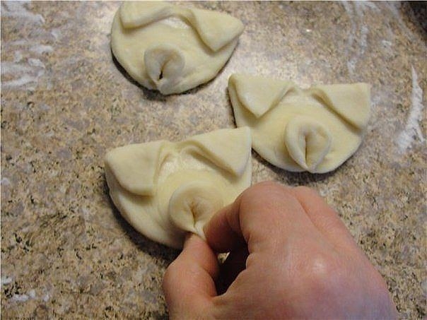 Булочки-хрюшки. Идея для выпечки