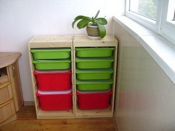 Идеи организации хранения вещей на балконе Идеи организации хранения вещей на балконе