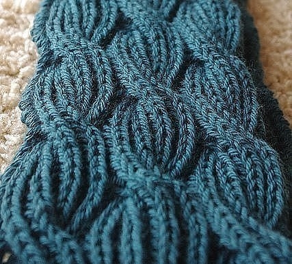 КАК СВЯЗАТЬ Шарф в технике Бриошь (BRIOCHE)