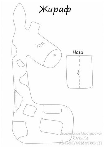 Игрушки-сплюшки, выкройки