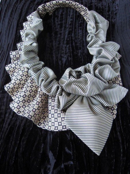 Креативные идеи из мужских галстуков