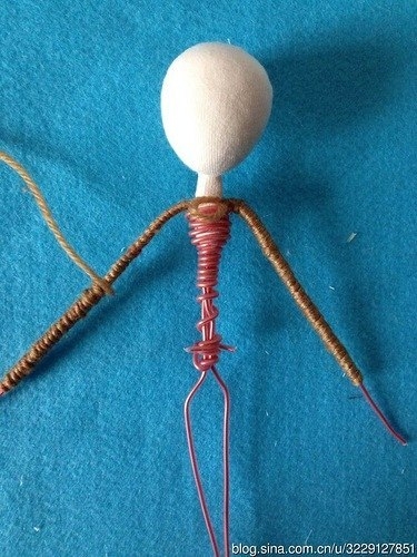 Кукла на проволочном каркасе Кукла на проволочном каркасе