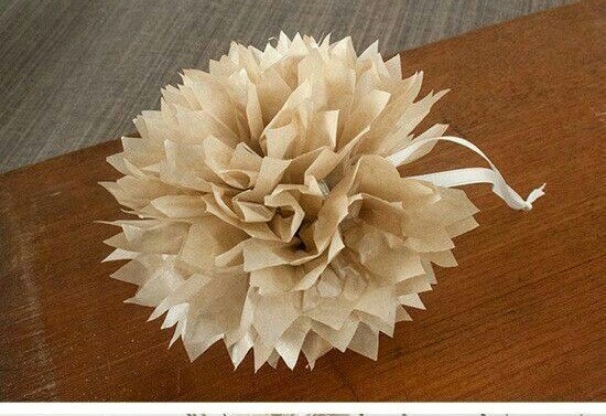 Помпоны из бумаги