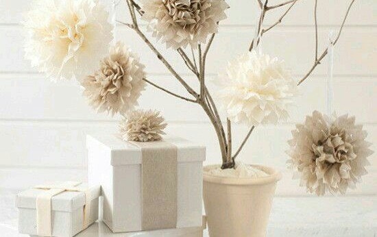 Помпоны из бумаги