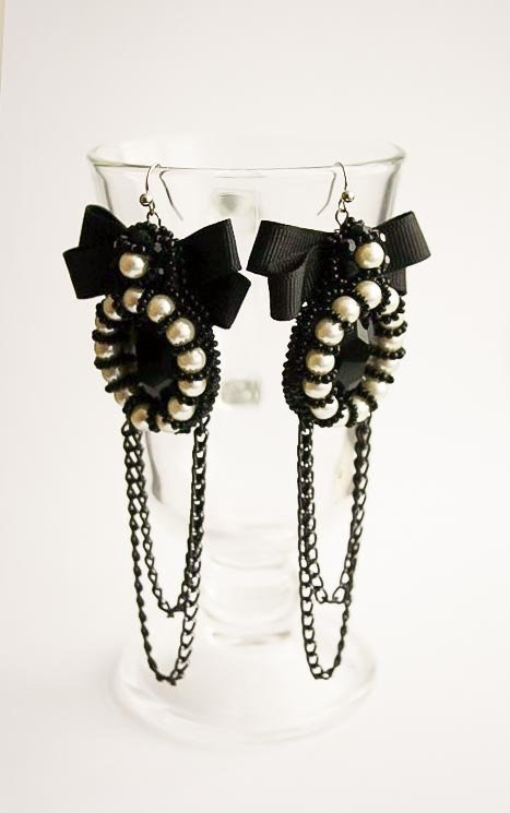 МК Серьги с жемчужинами