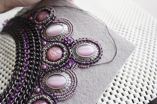 Колье ручной работы. Мастер-класс.