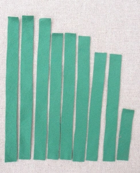 Объемный бант из фетра.