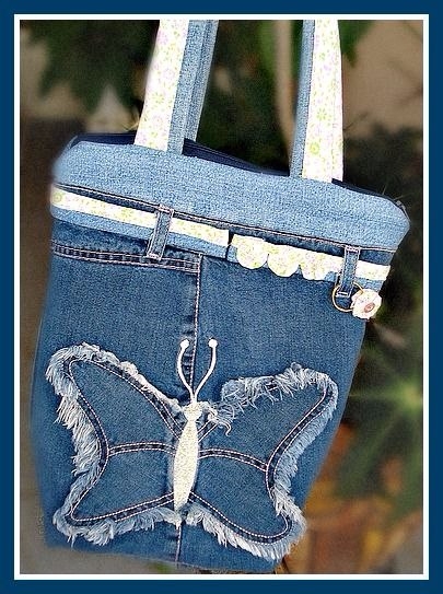 Сумки из джинсы