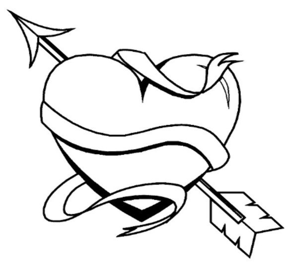 Трафареты ко дню Святого Валентина